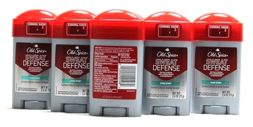6 Old Spice Sweat Defense Extra Strong Anti Perspirant And Deodorant Pure