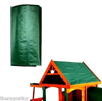 GREEN Swingset Shade Playground CANOPY Swing-N-Slide 