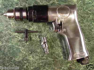 AIR DRILL 3/8'' REVERSIBLE TOOL with Chuck ...