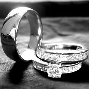 Men and Women Wedding Ring Set | eBay