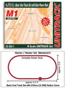 Details about NEW KATO UNITRACK 20-850 M1 BASIC OVAL &amp; UK CONTROLLER
