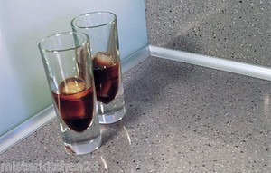 5m Küchenabschlussleiste Winkelleiste selbstklebend Wischleiste ...