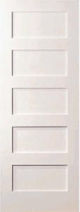 Panel-Flat-Mission-Shaker-Primed-Stile-Rail-Solid-Core-Wood-Doors-Door 
