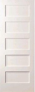 Panel-Flat-Mission-Shaker-Primed-Stile-Rail-Solid-Core-Wood-Doors-Door 