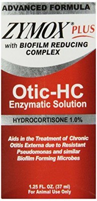 1.25 Oz Zymox Plus Otic-HC Enzymatic Ear ...