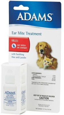 Adams Ear Mite Treatment 0.5oz for dogs ...