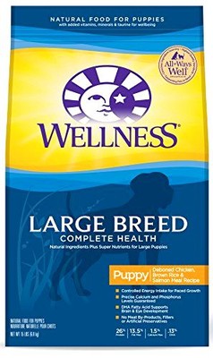 Wellness Complete Health Natural Dry Dog Food, ...