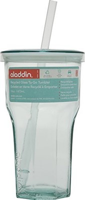 UPC 041604247149 product image for Aladdin Recycled Glass To-go Tumbler 16oz Bottle Green | upcitemdb.com