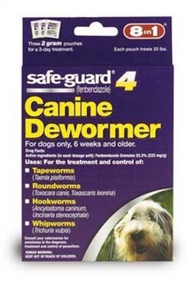 Safe-Guard 4 Canine Dog Dewormer For Medium ...