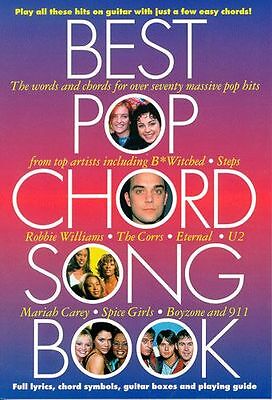 Best Pop Chord Songbook Learn to Play Hits Piano Guitar Lyrics Music (Best Chords To Learn)