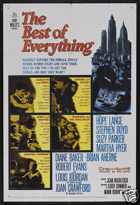 The best of everything Joan Crawford movie poster (Joan Crawford The Best Of Everything)