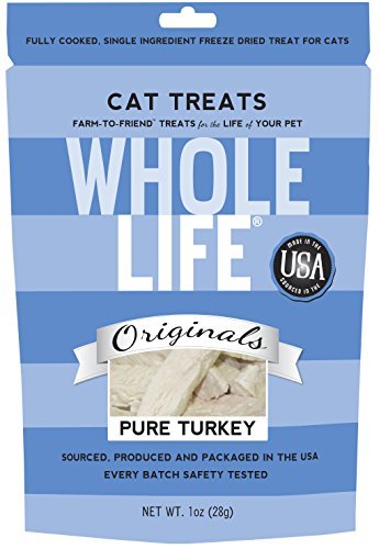 Whole Life Pet Single Ingredient USA Freeze Dried Turkey Treats
