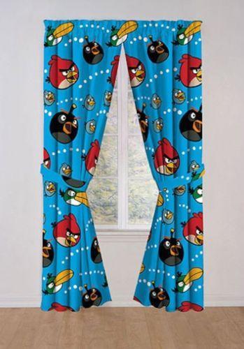 Curtains Ideas curtains birds theme : Angry Birds Curtains | eBay