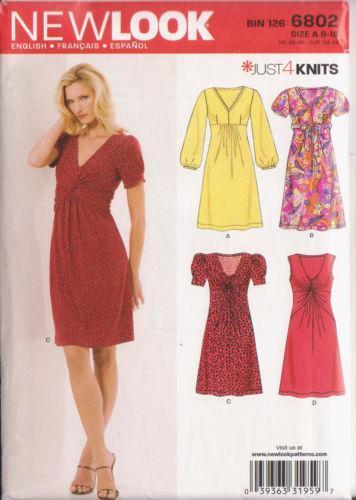 Knit Dress Sewing Pattern | eBay