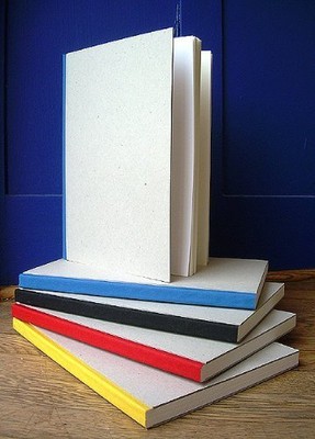 EAN 4260040320216 product image for Stitch Bound Blank Sketch Book- Blue Spine 8-1/4x11-3/4 Inch | upcitemdb.com