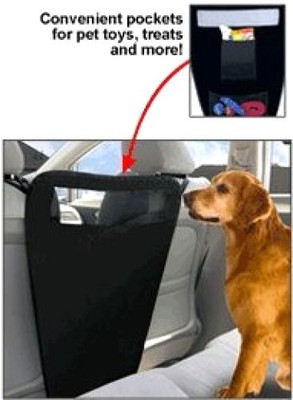 Pet Car Barrier Net Pocket Back Seat ...