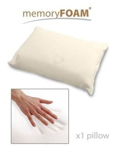New Visco Elastic Traditional Shape 70x40cm Memory Foam Pillow Neck Back Support eBay