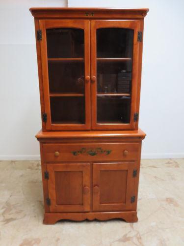 Antique China Hutch >> Maple China Cabinet | eBay Antique China Hutch >> Maple China Cabinet | eBay
