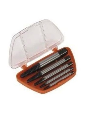 5 Pc Screw Extractor Set REMOVES BROKEN ...