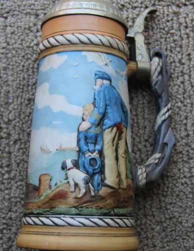 My Plates Texas >> Norman Rockwell Beer Stein | eBay My Plates Texas >> Norman Rockwell Beer Stein | eBay