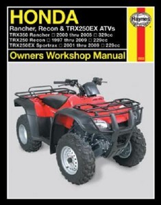 Honda 2004 trx350fe manual