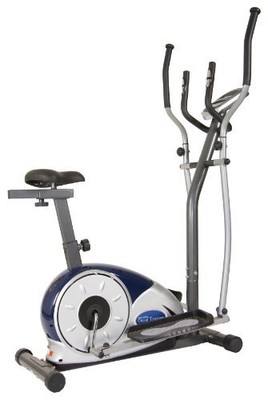Bike Body Champ 2 In 1 Cardio Dual Trainer Elliptical Workout & Upright Exerci