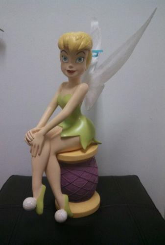 tinkerbell in lantern figurine