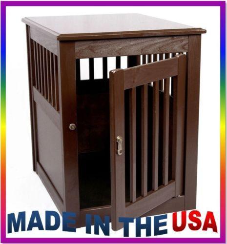 Wood Dog Crate