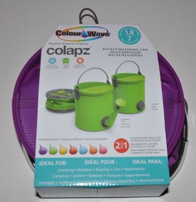 NIP Purple Colapz Collapsible 2-in-1  Watering ...