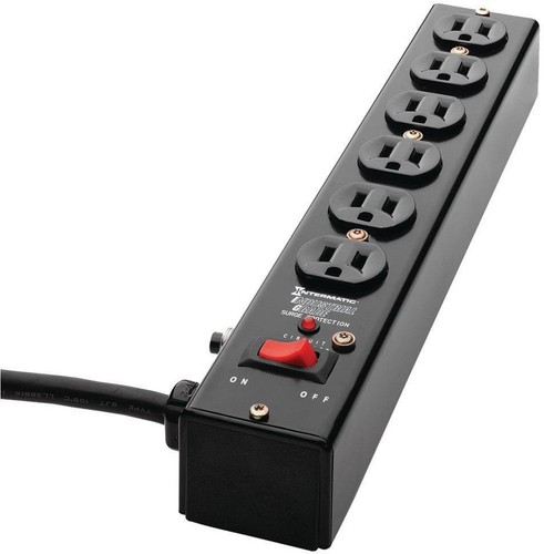 UPC 078275082090 product image for Intermatic Electrical Power Strip Surge Protector, 6-outlet 10ft 15amp Black | upcitemdb.com