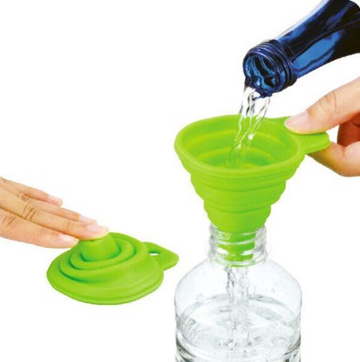 Silicone Gel Practical Collapsible Foldable Funnel Hopper ...