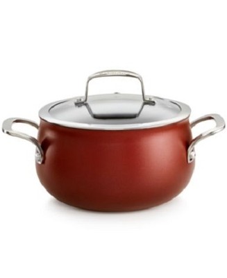 UPC 636202764343 product image for Belgique 7.5 Qt. Non Stick Pomegranate Dutch Oven W/glass Lid Oven Safe | upcitemdb.com