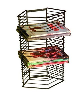 28 DVD Games Multimedia Tower Storage Rack ...