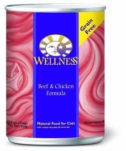 Wellness Canned Cat Food, Beef and Chicken Recipe