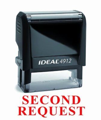 NEW Trodat Best Selling Red Office Self-Inking Stock Rubber Stamp - SECOND
