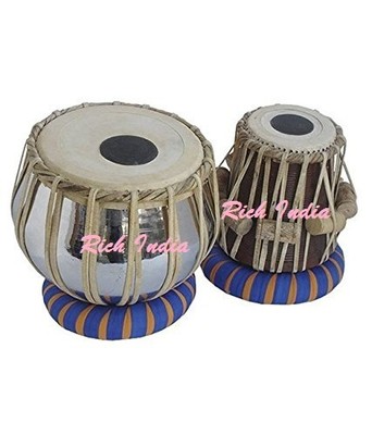 TABLA DRUMS SET~PROFESSIONAL 2.5 KG BRASS BAYAN~SHESHAM WOOD DAYAN~PRC EHS