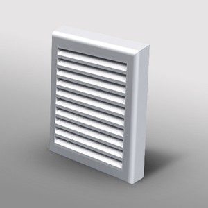 ... Ducting Soffit Grille Cover Bathroom Extractor Fan Ducting 4" Spigot