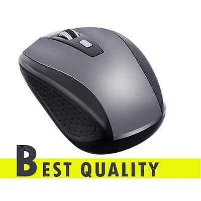 Without Wire Slim Light Wireless Optical Mouse USB Receiver For Laptop PC Best (Best Wireless Mouse Without Receiver)