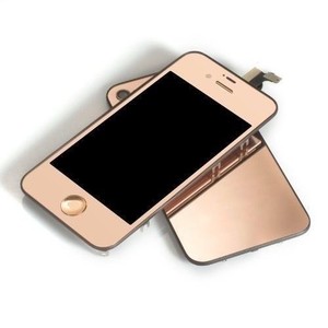 Mirror-Rose-Gold-iPhone-4S-LCD-Touch-Screen-Digitizer-Back-Cover-Tools