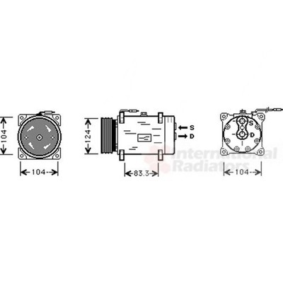 UPC 043000000038 product image for Compressor, Air Conditioning 4300k038 | upcitemdb.com