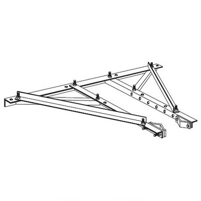 ROHN HBUTVRO Heavy Duty Universal House Bracket 18