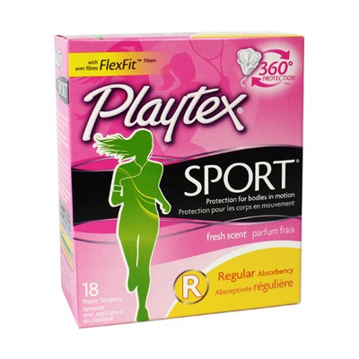 UPC 078300081081 product image for Playtex Sport Regular Scent Tampons - 18 Count | upcitemdb.com