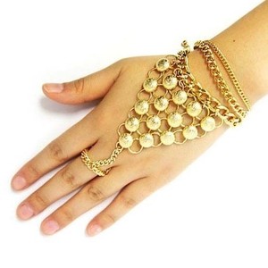 Wedding-Bridal-Indian-Bollywood-Ring-Chain-Bracelet-Girls-Womens ...