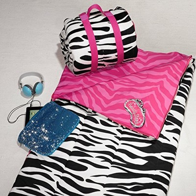 New Reversible Sleeping Bag Zebra Pattern Print ...