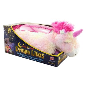 New Pillow Pets Dream Lites Rainbow Unicorn Kids Night Light Soft Stuffed Animal eBay