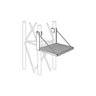 ROHN WP45G Work Platform Snap On Step Attachment for ROHN 45G Tower. Buy it now for 209.98