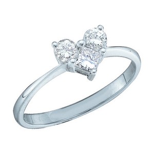 ... about HEART SHAPE DIAMOND PROMISE ENGAGEMENT RING 14KT WHITE GOLD