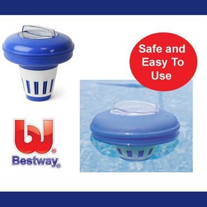 pool chlorine floater bestway intex dispenser cleaner chemical tablet spa