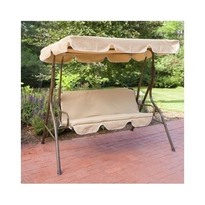 Outdoor Canopy Swing 2 Person Patio Deck ...