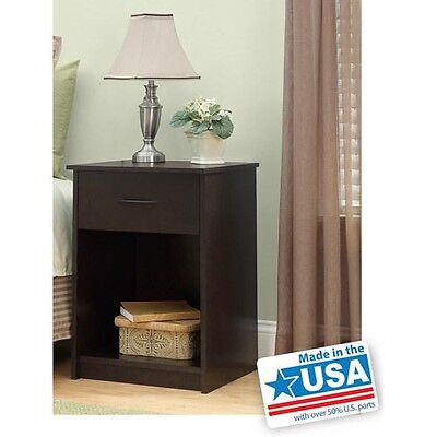Set of 2 Cherry Nightstand Side End ...